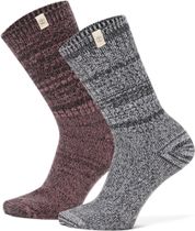 Womens 2 Pack Cozy Crew Boot Sock