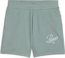 Essentials Script High-waist Shorts 5"