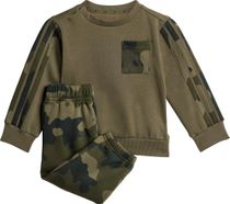 adidas Seasonal Essentials Infants Camo Fleece Jogger Set in French Terry