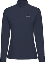 Jack Wolfskin Trail Half Zip W Damen Longsleeve für Freizeit und Outdooraktivitäten
