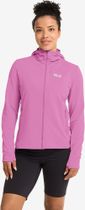 Jack Wolfskin Litestride Hooded Full Zip W Damen Midlayer für Outdoor Aktivitäten