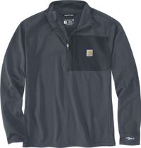 Carhartt Force Ironwood Relaxed 1/2 Zip Mock Neck Herren T-Shirt für sämtliche Outdoor Aktivitäten