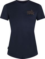 Icebreaker Women Merino Blend 125 Cool-lite Sphere Short Sleeve Tee Across The Peaks Women's Running Shirt