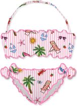 MC2 Saint Barth EMY Bandeau Frou Frou Bikini