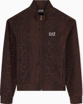 EA7 Train Graphics Series W T-top Full Zip - Train Graphics Series W T-top Full Zip Damen Longsleeve für Freizeit und Outdooraktivitäten