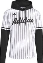 adidas Dugout Pinstripe Hooded Jersey