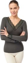 Mandala Lace Shirt Damen Langarm Laufshirt