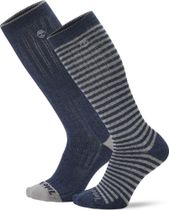 Mens 2 Pack Knee High Sock