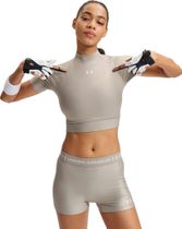 Under Armour Heatgear Crop Mock SS
