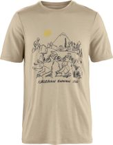 Fjällräven Hoja Lugnt Wool T-shirt M Herren T-Shirt für sämtliche Outdoor Aktivitäten