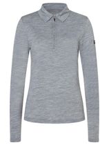 Super.Natural W Zip Polo LS Damen Longsleeve für Freizeit und Outdooraktivitäten