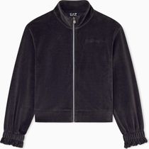 EA7 Train Athletic Velour W T-top Full Zip - Train Athletic Velour W T-top Full Zip Damen Longsleeve für Freizeit und Outdooraktivitäten