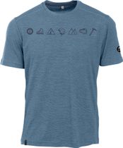 MAUL Sport Grinberg Fresh - 1/2 T-shirt mit Print Herren T-Shirt für sämtliche Outdoor Aktivitäten