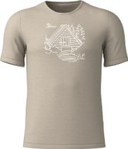Löffler Men Printshirt Cottage Merino-tencel(tm) Men's T-shirt for any outdoor activities
