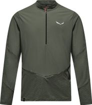 Salewa Pedroc Dry'ton Wind Half Zip Tee M Unisex Langarm Laufshirt