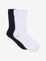 Minymo Ankle Sock - rib (2-pack) Kinder Sportsocken