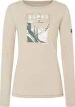 Super.Natural W Alpes LS Damen Midlayer für Freeski oder Skitouren
