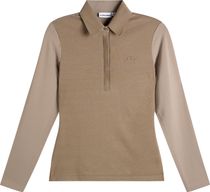 J.Lindeberg Kailey LS Hybrid Knit Polo