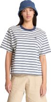 Womens Short-sleeve Stripe Tee