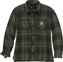 Carhartt Rugged Flex Loose Fit Midweight Flannel Long-sleeve Plaid Shirt Hemd für Outdoor Aktivitäten