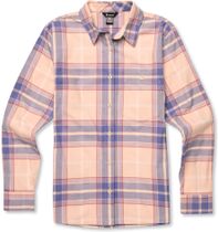 Quedo Flannel Shirt - Womens - Cream Pla Women