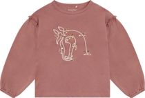 Minymo T-shirt LS Mädchen Longsleeve für Freizeit und Outdooraktivitäten