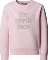 Girls Reflective Logo Relaxed Crew