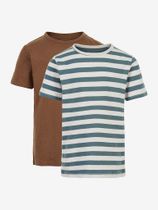 Minymo Basic 32 -t-shirt SS (2-pack) Jungen T-Shirt für sämtliche Outdoor Aktivitäten