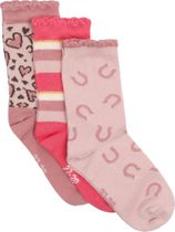 Minymo 3-Pack Socks Mädchen Sportsocken