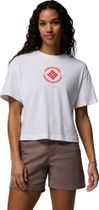 Columbia Rolling Bend Graphic Relaxed Crop Short Sleeve Women's T-shirt for any outdoor activities