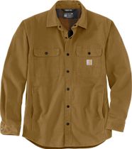 Carhartt Rugged Flex Relaxed Fit Canvas Fleece-lined Shirt Jac Midlayer für Outdoor Aktivitäten