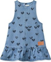 Liewood Angelica Printed Denim Frill Dress