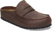 Birkenstock Naples Wrapped Natural Leather, Oiled Habanna
