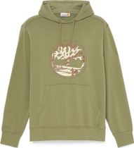 Mens Tree Logo Lake House Graphic Hoodie