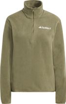 adidas Terrex Multi Essentials Half Zip Zip Fleeceoberteil Damen Midlayer für Outdoor Aktivitäten