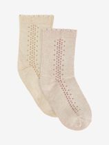 Minymo Ankle Sock Solid 2-pack Kinder Sportsocken