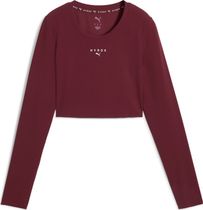 W Puma x Hyrox Shapeluxe LS Crop Tee