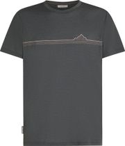 Icebreaker Men Merino 150 Tech Lite Short Sleeve Tee Range Stripes Men's T-shirt for any outdoor activities