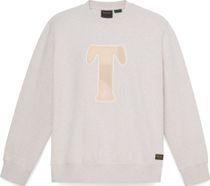 Timberland Mens "patchwork T" Applique BB Crew Sweatshir
