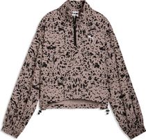 Puma Essentials Graphic Animal Relaxed AOP Woven Half-zip