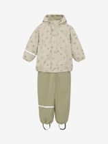 Rainwear Set - Aop, w. Fleece