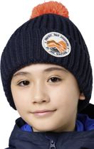 Pompom Badge Beanie K