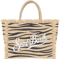 MC2 Saint Barth Vanity Mini Straw N Small Bag With Strap