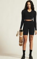 Collective RIB Cropped Long Sleeve TOP Women