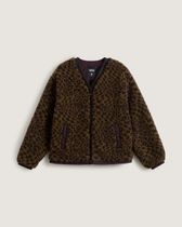 Suffolk Cheetah Check Pile Coat