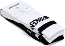 Birkenstock 2 Pack Cotton Crew Black + White