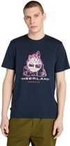Mens Front Seasonal Tree Logo Graphic Tee