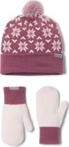 Columbia Women’s Snowflake Beanie and Mitten Set