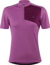 Löffler Women Bike Jersey Half Zip Skys Block Mid Women's cycling jersey