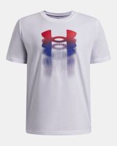 Under Armour B Logo Blur SS Jungen Laufshirt